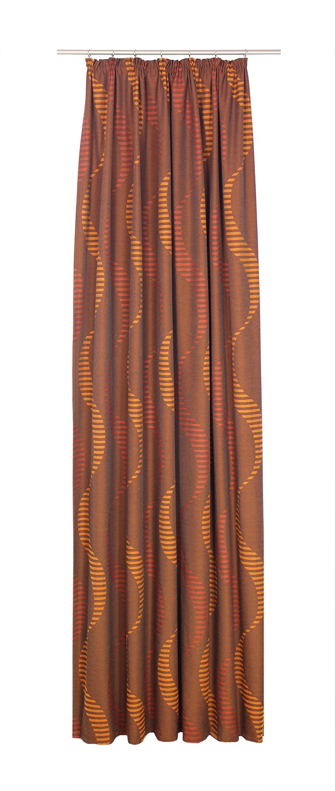 Wirth Fertigschal Lupara mit Kräuselband, Polyester, Rot, 150 x 132 cm Rot 150 x 132 cm, Rot 150 x 1