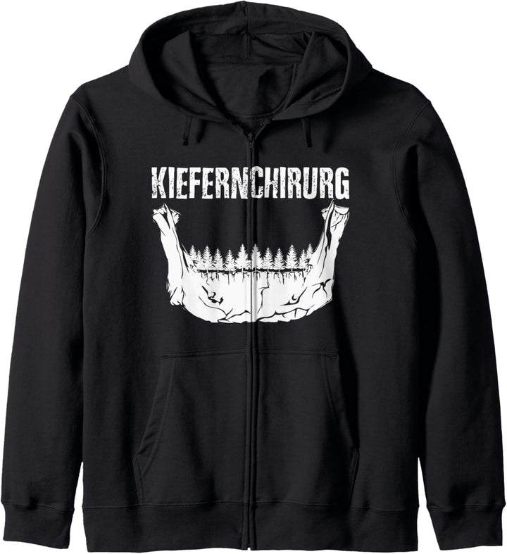 Lustiger Kiefer Baum Spruch Kiefernchirurg Kapuzenjacke