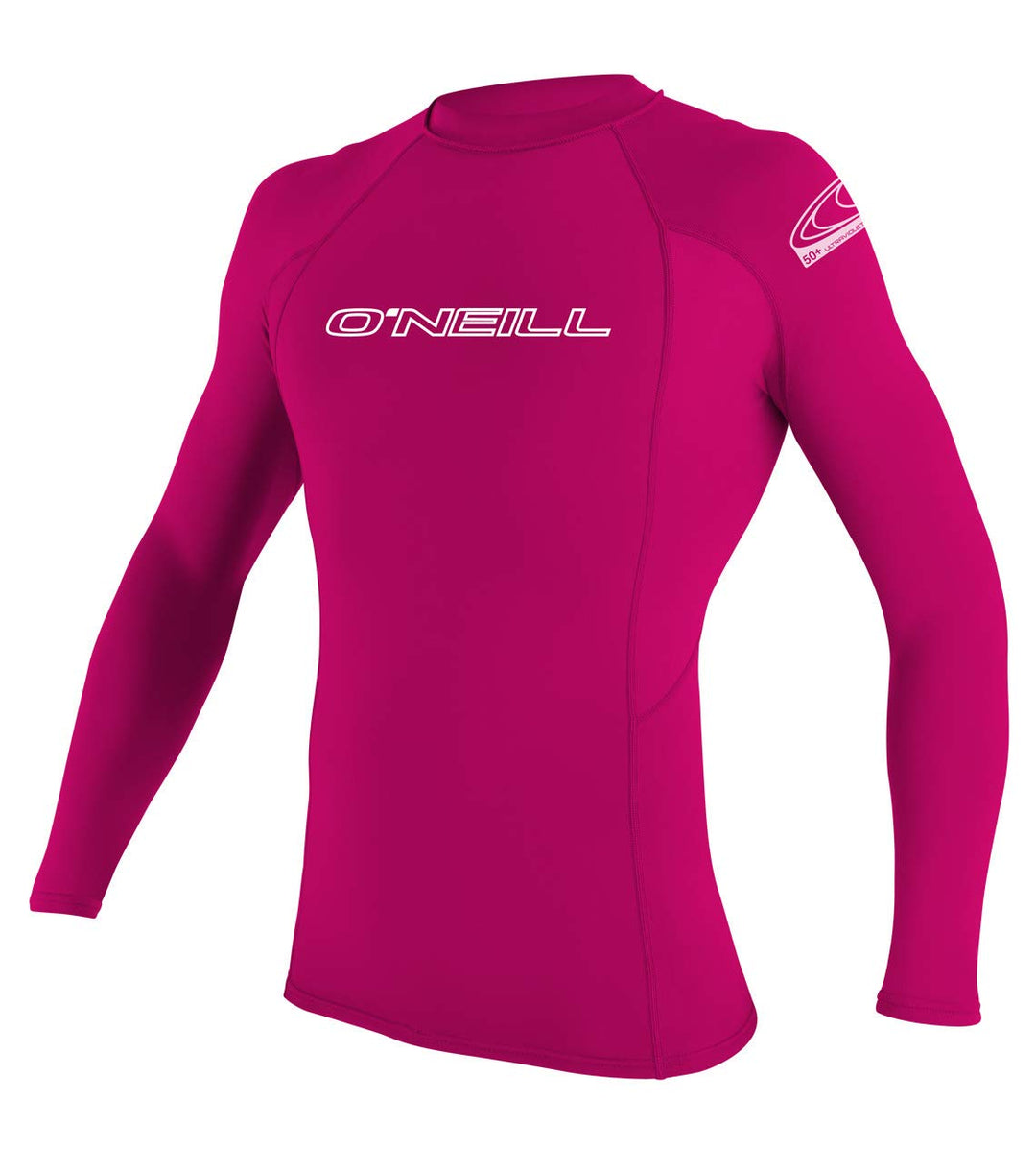 O'Neill Wetsuits Kinder Shirt BASIC SKINS L/S CREW 4 Watermelon, 4 Watermelon