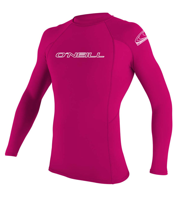 O'Neill Wetsuits Kinder Shirt BASIC SKINS L/S CREW 4 Watermelon, 4 Watermelon