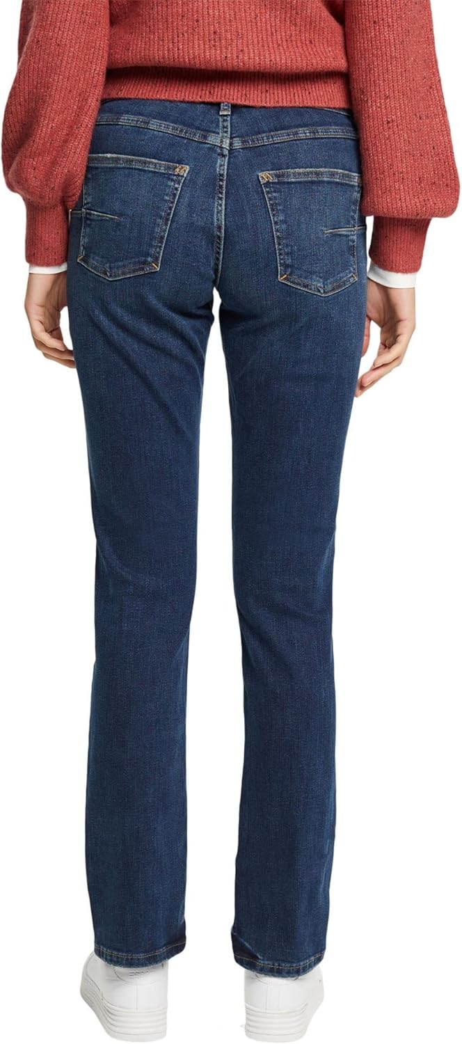 ESPRIT Damen Jeans 25W / 32L 901/Blue Dark Wash, 25W / 32L 901/Blue Dark Wash