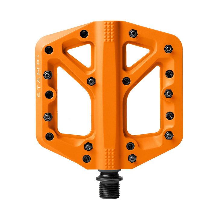 Crankbrothers Stamp Flat BMX/MTB Fahrradpedal – Plattform-Fahrradpedal, minimales Profil, Verstellba