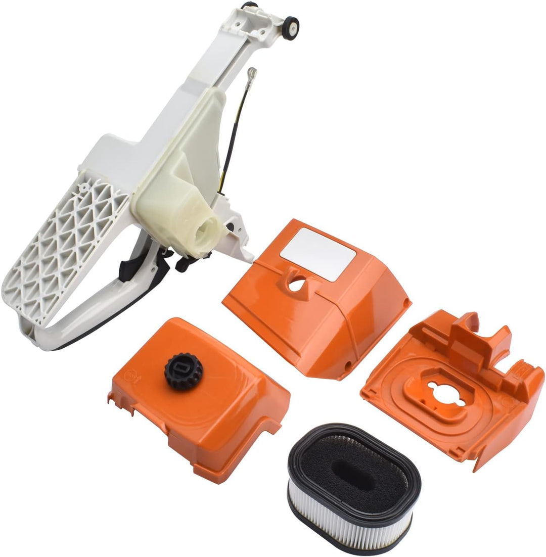 Cancanle Kraftstofftank hinterer Griff mit Luftfilter und Abdeckboden für STIHL MS440 044 Kettensäge