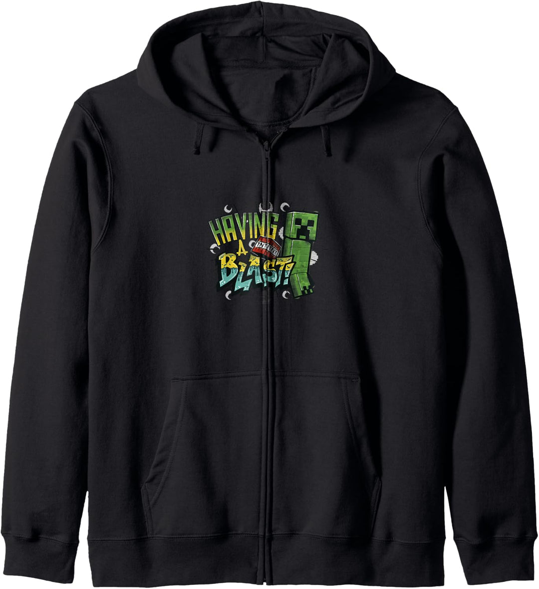 Minecraft Creeper TNT Having A Blast Farbverlauf Kapuzenjacke