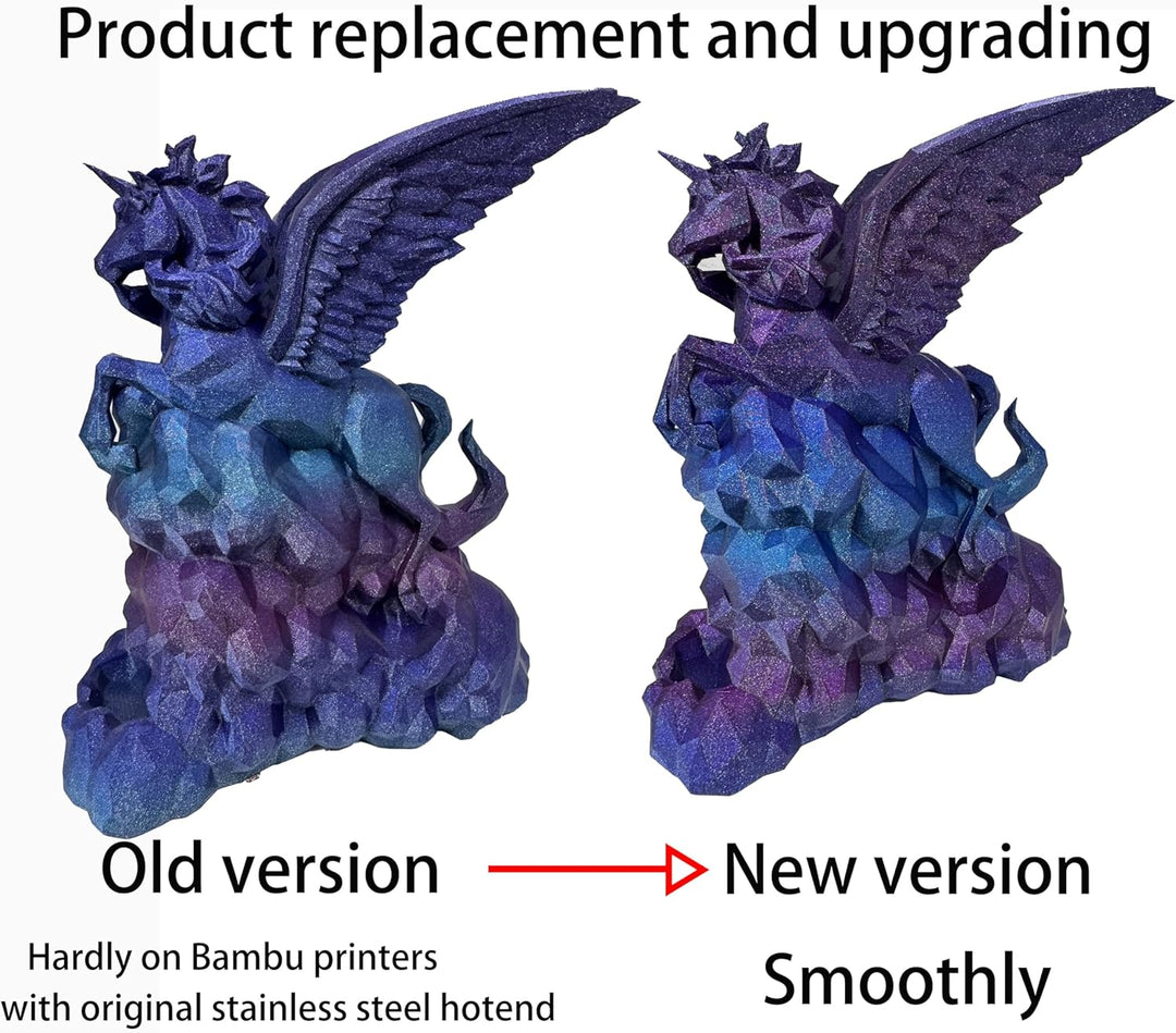 Stronghero3D PLA 3D-Drucker-Filament, 1,75 mm, Vertigo Galaxy Rainbow, mehrfarbig, Genauigkeit +/- 0