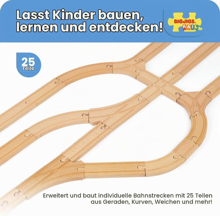 Bigjigs Rail Holzschienen Set