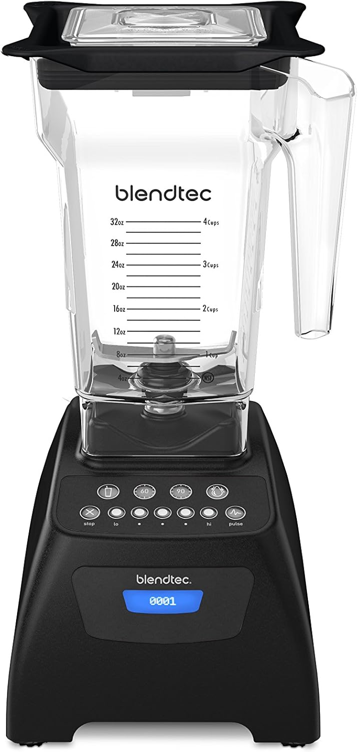 Blendtec Mixer Classic 575 – Kraftvoll & Vielseitig, 1580 Watt Motor, 4 Programme, 5 Geschwindigkeit