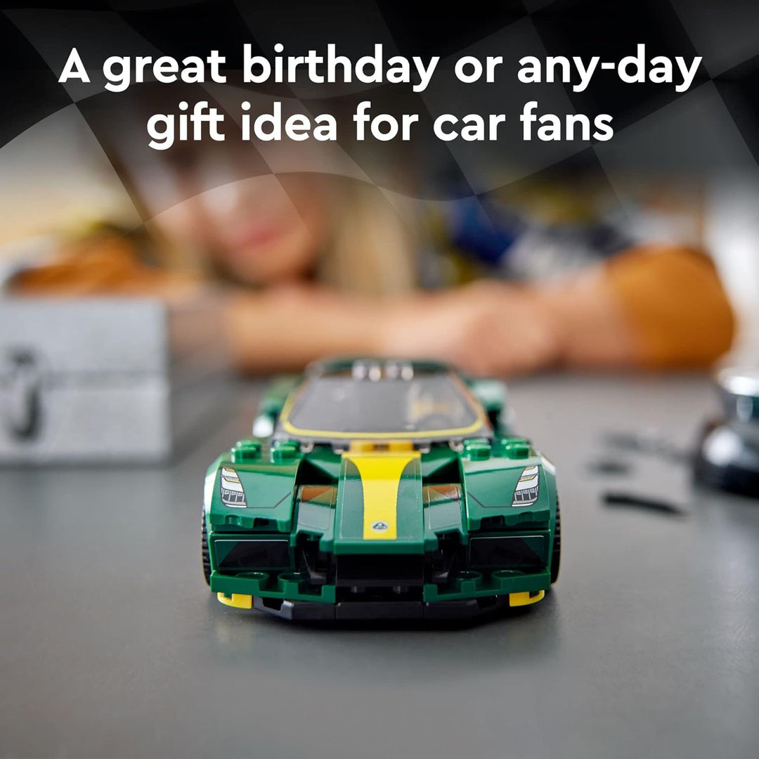 LEGO Speed Champions Lotus Evija 76907 Car Model Building Kit; Cool Toy Hypercar for Kids and Car Fa