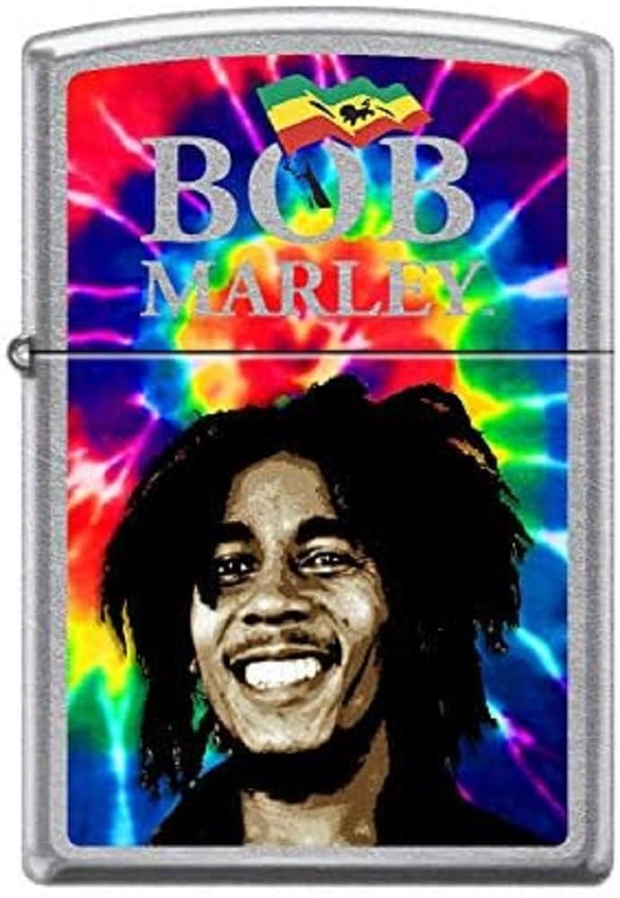 Zippo Bob Marley Feuerzeug, Messing, Street Chrome, Color Image, Einheitsgrösse Einheitsgrösse Stree