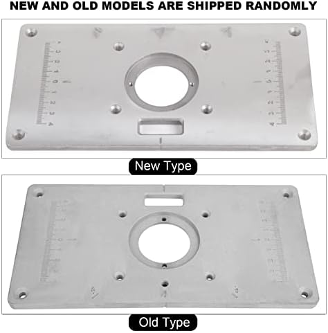 Router Tabelle einfügen Platte, Aluminium Router Tabelle Insert Plate Fräsplatte Router Tischeinsatz