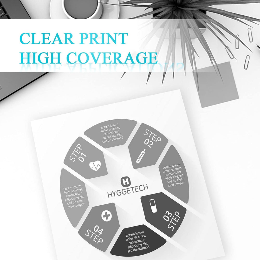 Hyggetech 203A CF540A Kompatibler Toner Ersatz für HP 203A CF540A Toner für HP Colour Laserjet Pro M