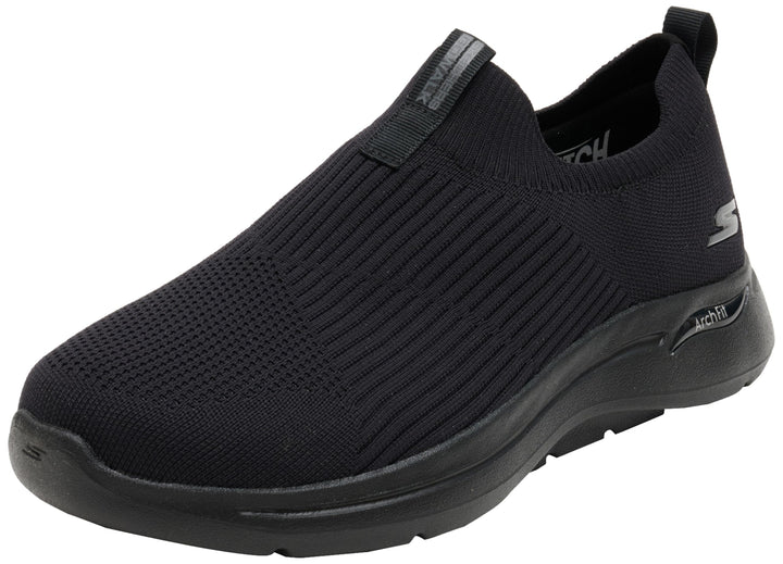 Skechers Herren 216256 BKRD Sneaker 41 EU X-Weit Schwarz, 41 EU X-Weit Schwarz