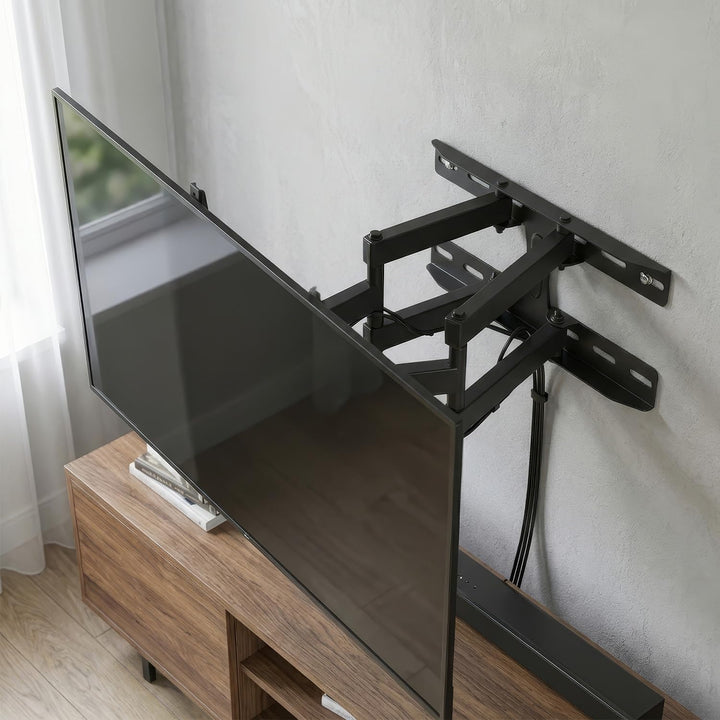 Maclean MC-760 LCD LED Plasma TV Halterung Doppelarm Wandhalterung 26-55" Max. VESA 400x400 30kg 180
