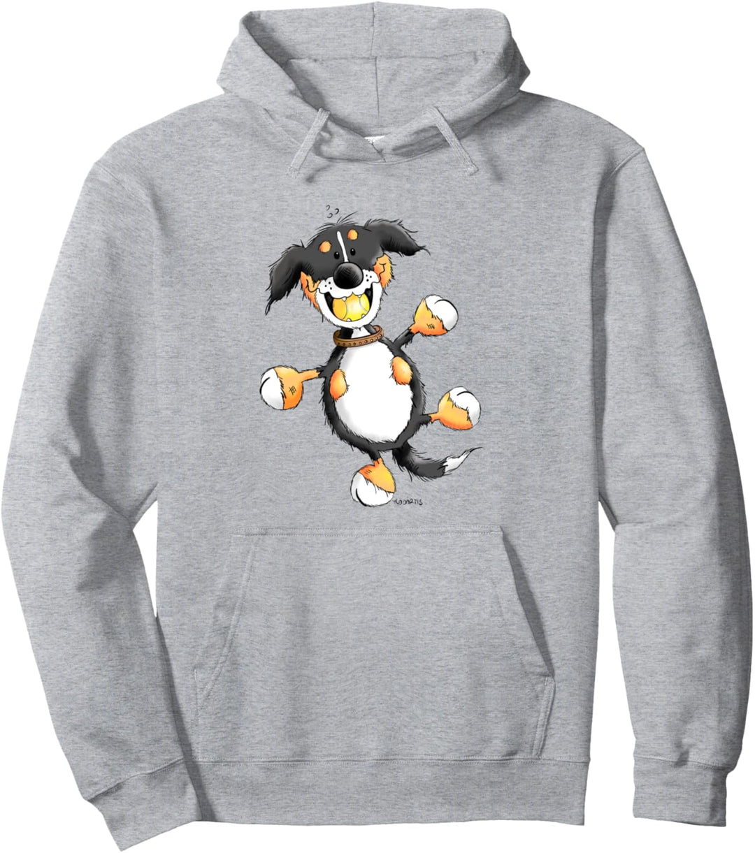 Play Berner Sennenhund I Hunderasse Comic Hundefreunde Pullover Hoodie