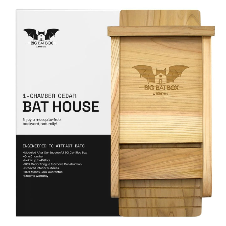 Wildyard Bat House for Outdoors - Der Komplette Fledermauskasten für den Aussenbereich - Säubere dei