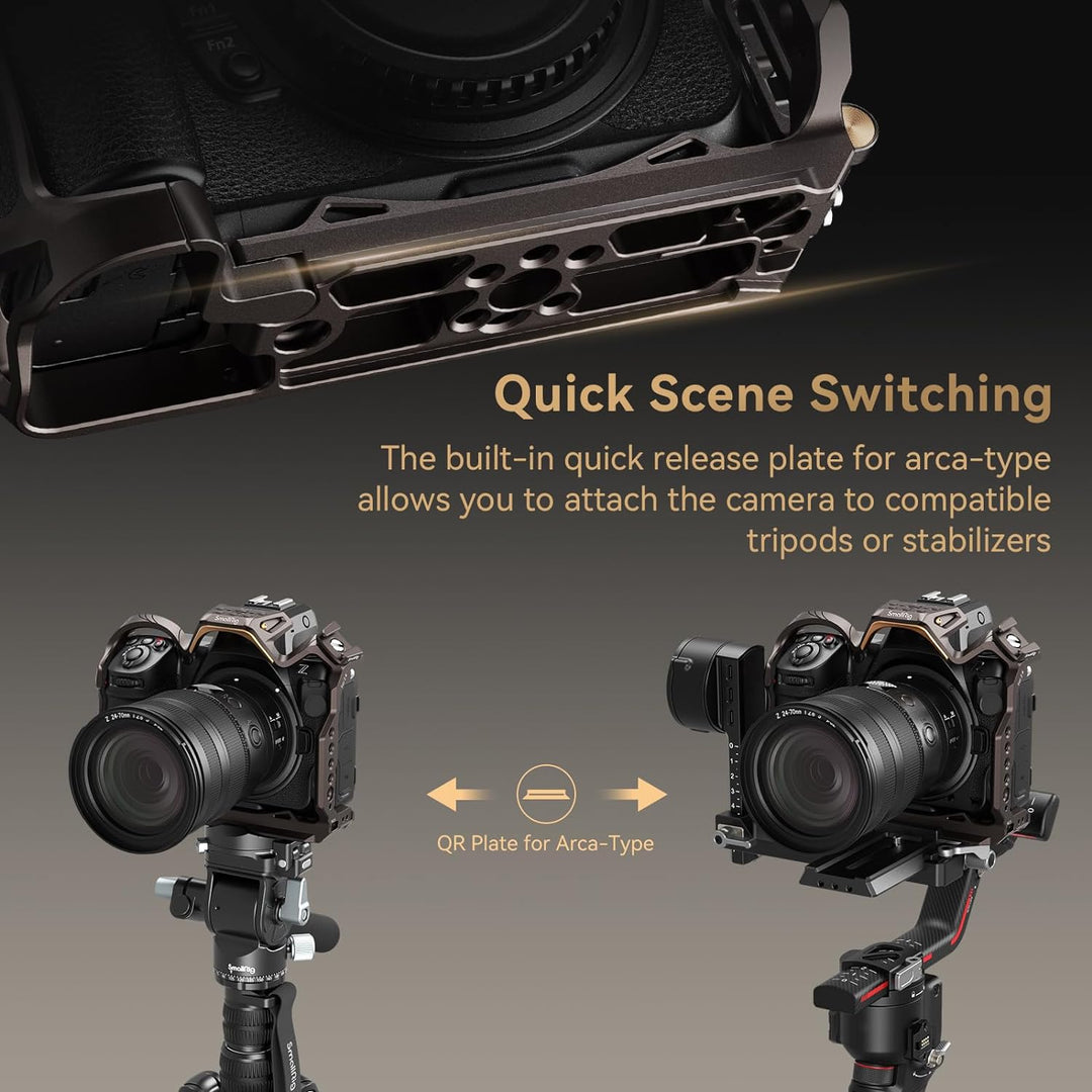 SMALLRIG Night Eagle Z8 Cage Kamerakäfig für Nikon Z 8, Vollkäfig aus Aluminiumlegierung, mit Schnel