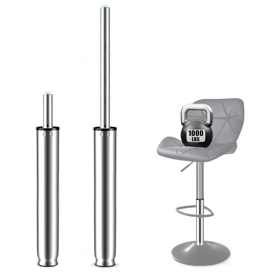 Extra Lang Gasdruckfeder Gesamtlänge 355mm - 555mm, Hoch Gasfeder für Barhocker Hocker Drehstuhl, Hö