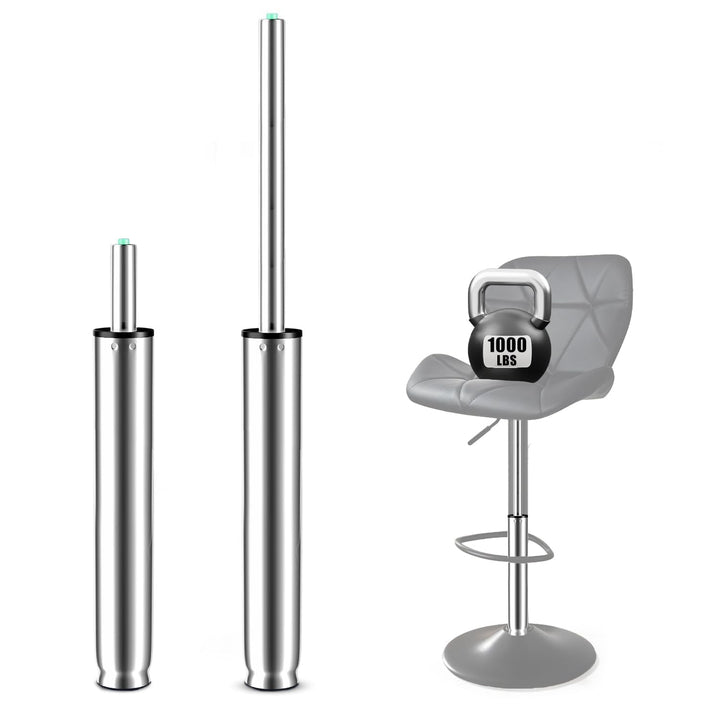 Extra Lang Gasdruckfeder Gesamtlänge 355mm - 555mm, Hoch Gasfeder für Barhocker Hocker Drehstuhl, Hö