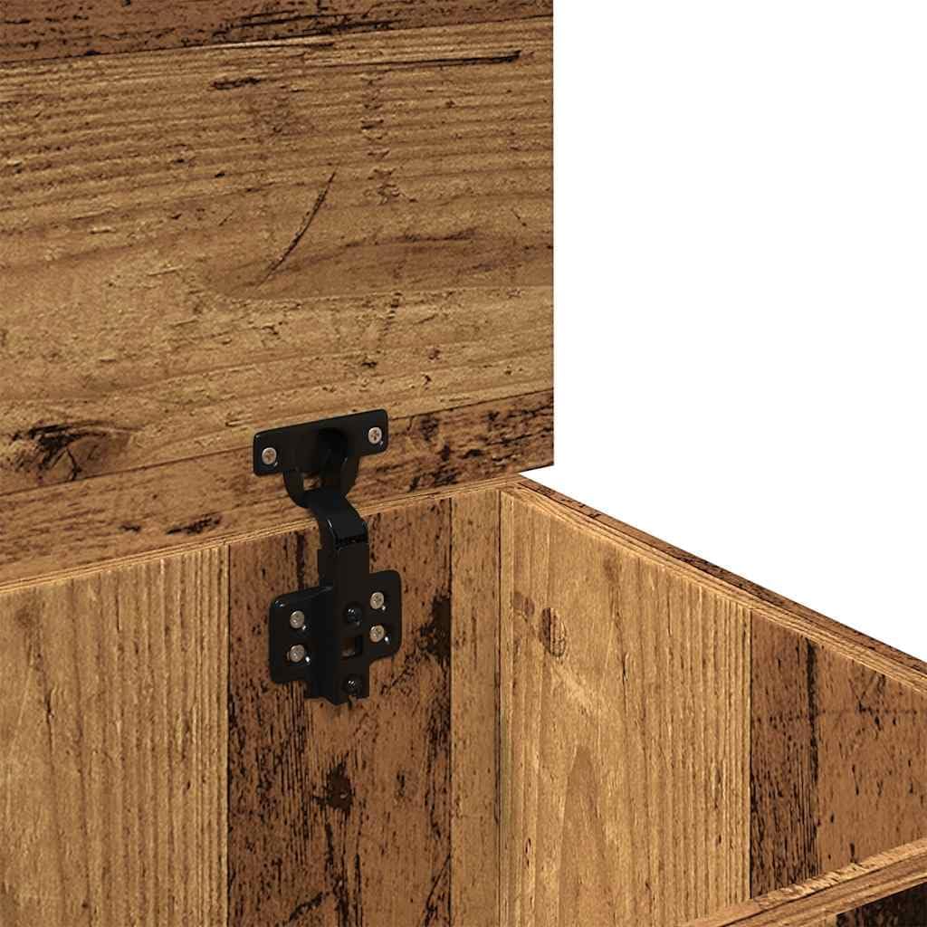 vidaXL Truhe Altholz-Optik 30x50x28 cm Holzwerkstoff, Aufbewahrungsbox, Werkzeugtruhe, Deckenbox, We