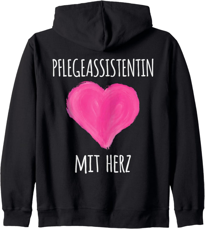 Pflegeassistentin Mit Herz Pflegerin Kapuzenjacke