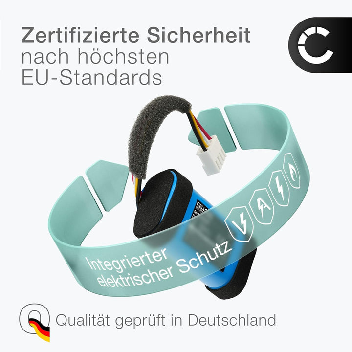 CELLONIC, Lautsprecherakku kompatibel mit Harman Kardon Citation 200 (6800mAh, 3.7V) Ersatzakku IAA0