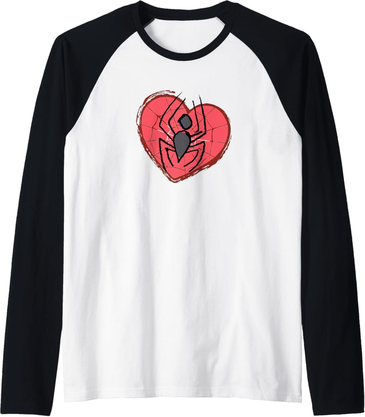 Marvel Spider-Man Valentine's Day Heart Raglan
