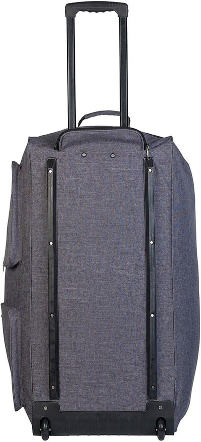 Xcase Reisetasche gross: Faltbare XXL-Reisetasche mit Trolley-Funktion & Teleskop-Griff, 160 l (Reis