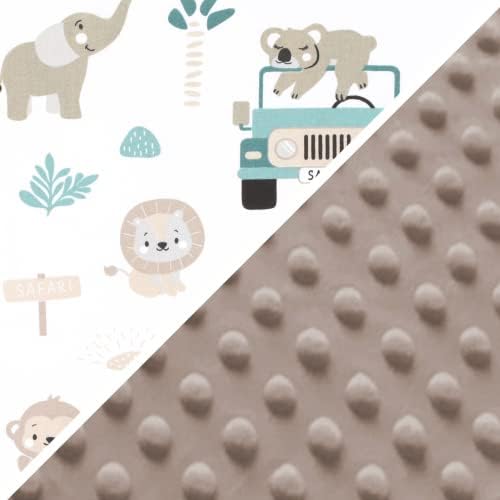 Einschlagdecke Babyschale Decke Kinderwagen 90x90cm - universal Baby Babydecke für Buggy Autositz Ga