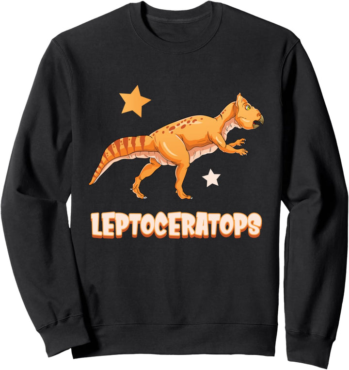 Leptoceratops Dinosaurier Saurier Sammlung Jungen Dino Sweatshirt