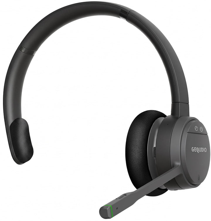 GEQUDIO GC-1 [Überarbeitete Neue Edition] DECT & Bluetooth Headset für AVM FritzBox - Verlängerter K