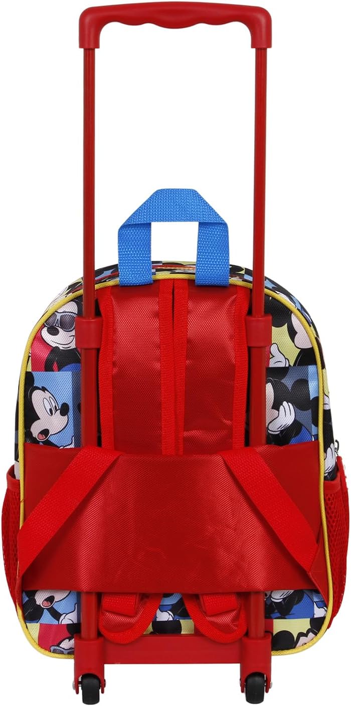 Micky Maus Joyful-Kleiner 3D Rucksack mit Rädern, Blau