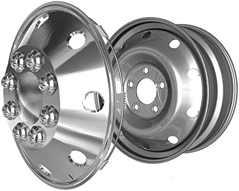 Radzierblendenset (4 Stück) Chrom 15 Zoll universell passendes Set Wohnmobile PKW Transporter (15 Zo