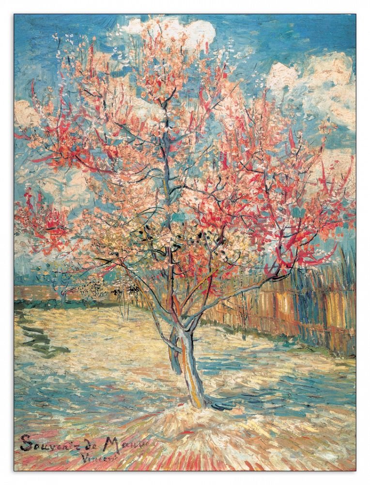 Artopweb TW22154 VAN GOGH - Souvenir De Mauve Dekorative Paneele, Holz, Multifarbiert, Massnahmen: 6
