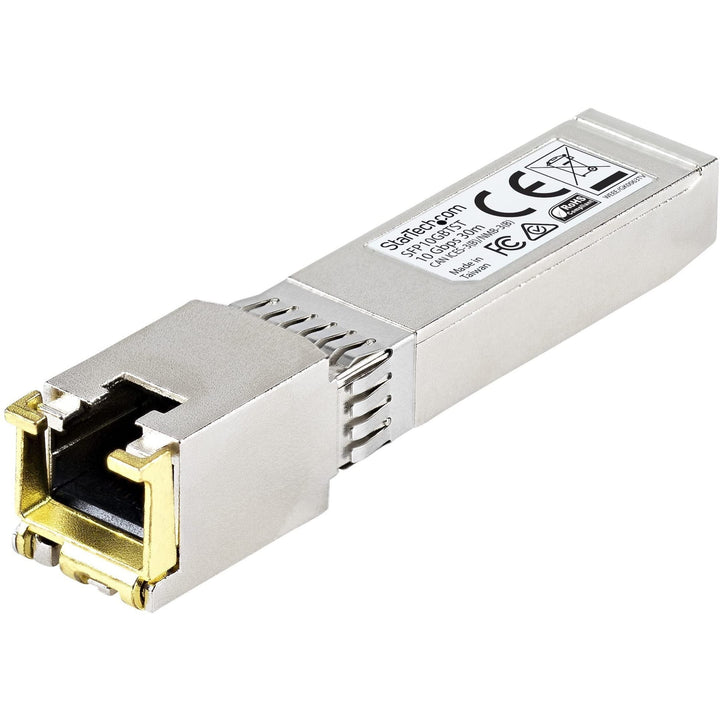 StarTech.com MSA konformes 10 Gigabit Glasfaser SFP+ Transceiver Modul - 10GBASE-T 30m Single StarTe