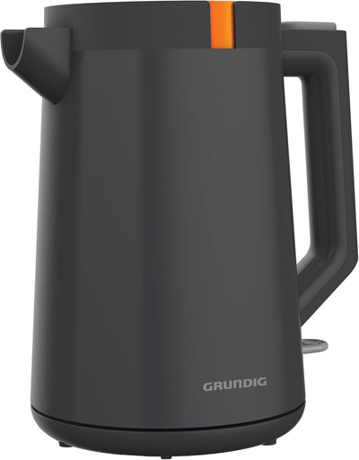 Grundig WK 5320 Wasserkocher, 2200 W Leistung, 1,7 l Fassungsvermögen, Kabelaufwicklung, 1 Liter, Ab