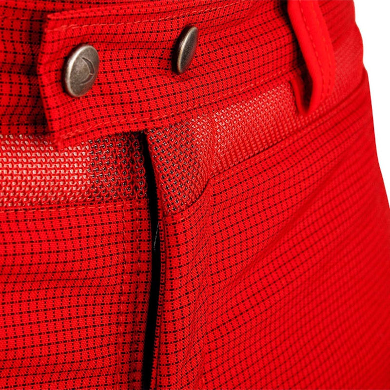 Pfanner 101761/3XL Schnittschutzhose "Ventilation" Grösse XXXL in rot/schwarz, 3XL