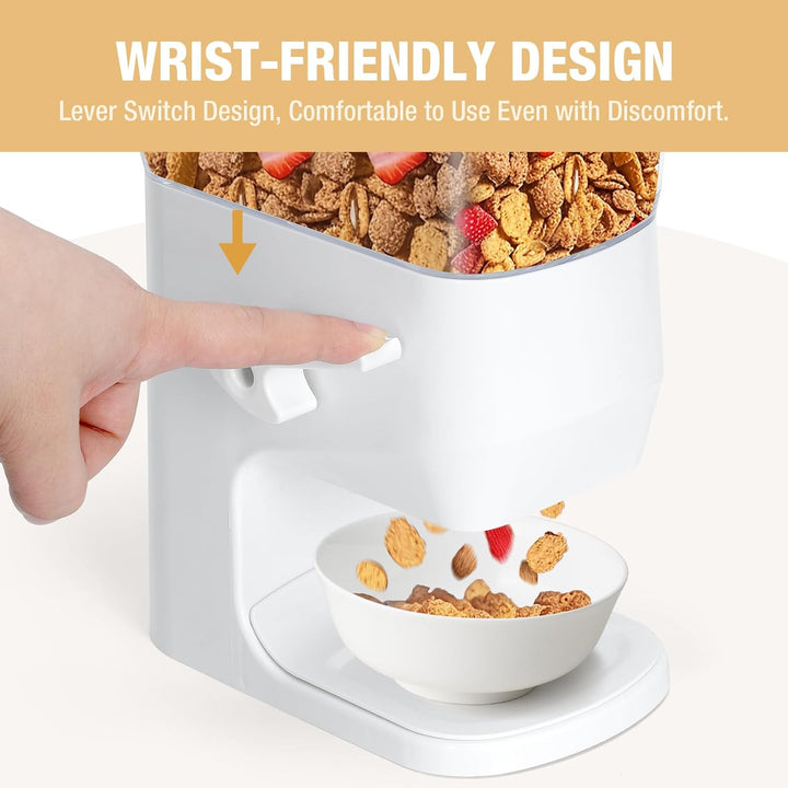 Tokokimo Müslispender, Zerkleinert Keine Cerealien Beim Ausgeben, 3,2L Cereal Dispenser &amp; Cornflakes
