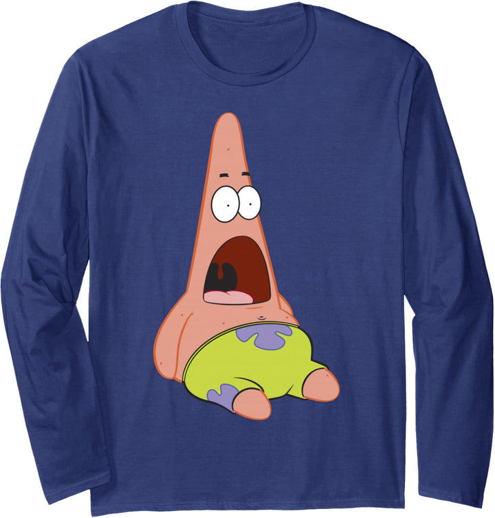 SpongeBob SquarePants Surprised Patrick Langarmshirt