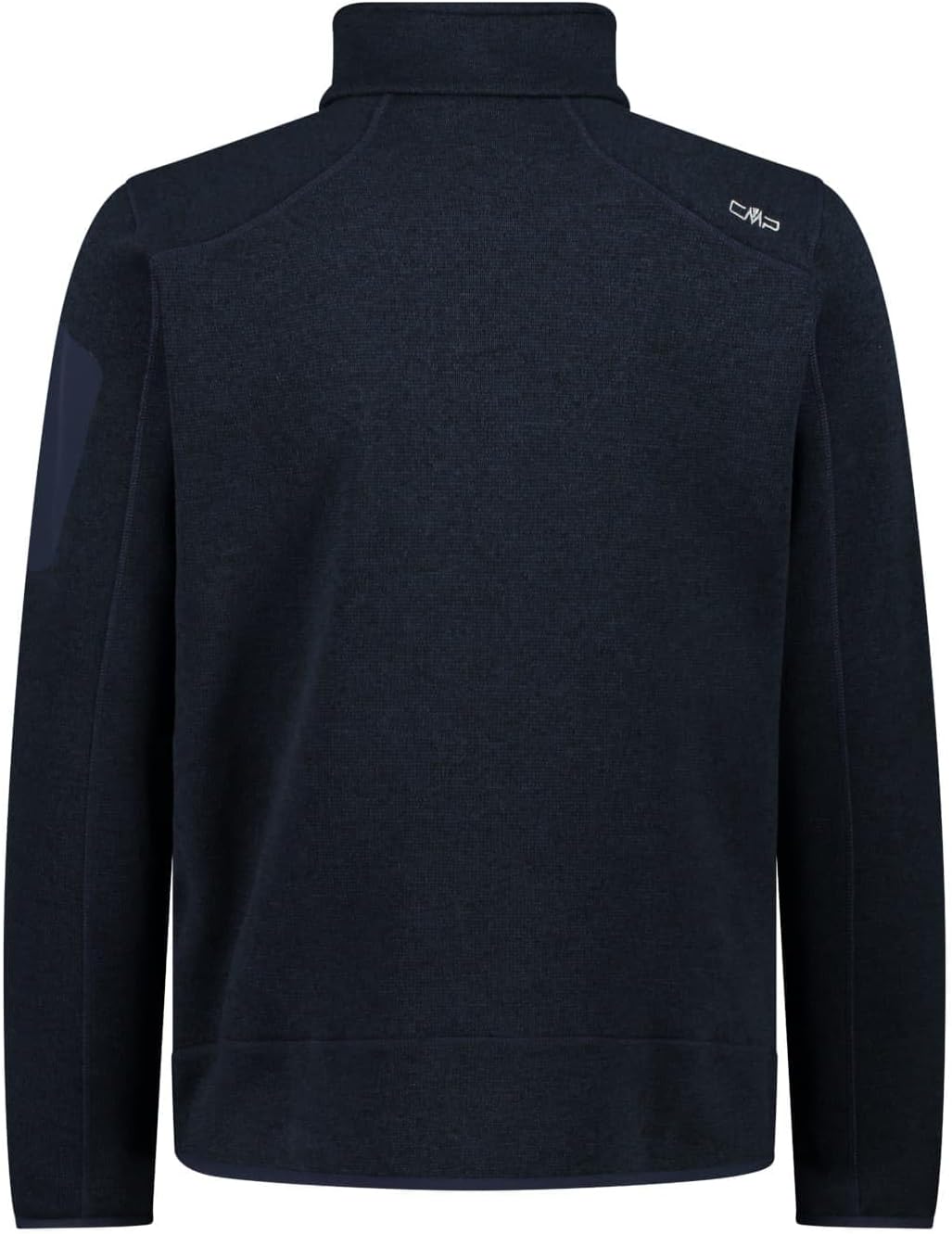 CMP Herren Knit tech mélange Fleece Jacket Fleecejacke S B.Blue - Antracite, S B.Blue - Antracite