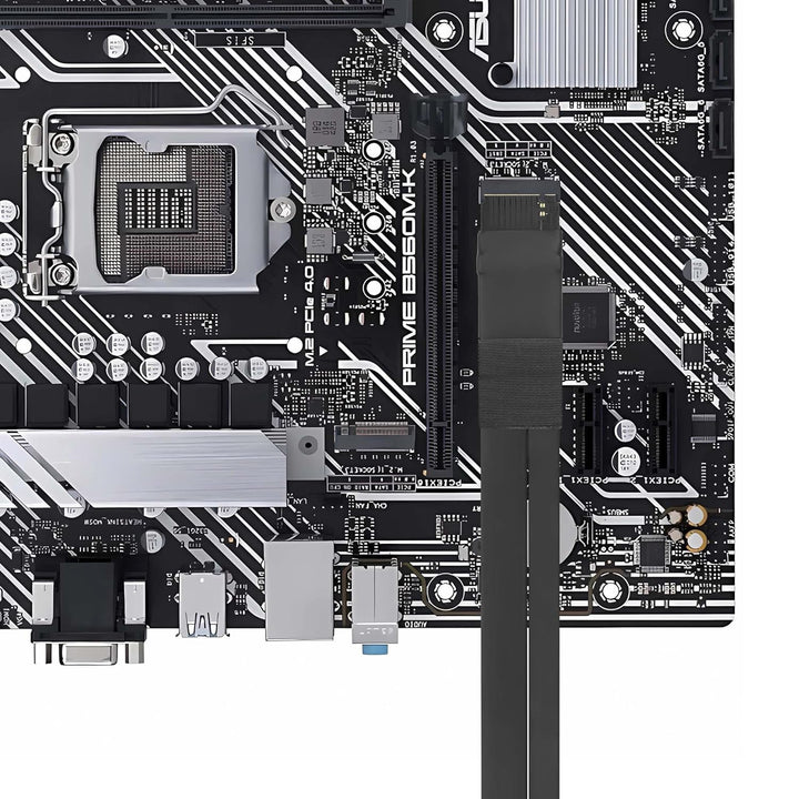 CERRXIAN M.2 NGFF NVMe M Key zu PCIE 3.0 4X Grafikkarten-Riser-Adapterkarte M.2 Key M zu PCI-E 4X Ve
