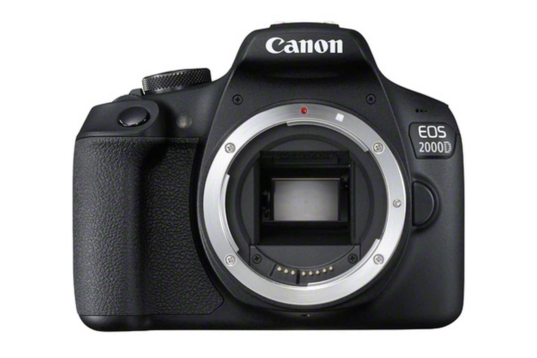 Canon EOS 2000D Spiegelreflexkamera Gehäuse (24,1 MP, DIGIC 4+, 7,5 cm (3,0 Zoll) LCD, Full-HD, WIFI