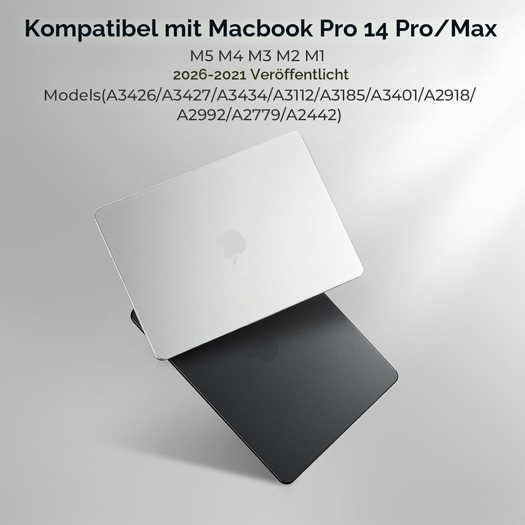 BlueSwan Hülle kompatibel mit MacBook Pro 14 Zoll M4 M3 M2 M1 A3112 A3185 A3401 A2918 A2992 A2779 A2