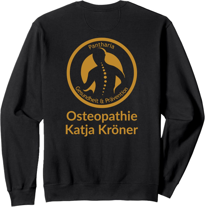 Katja Kröner Osteopathie Rückseite Sweatshirt