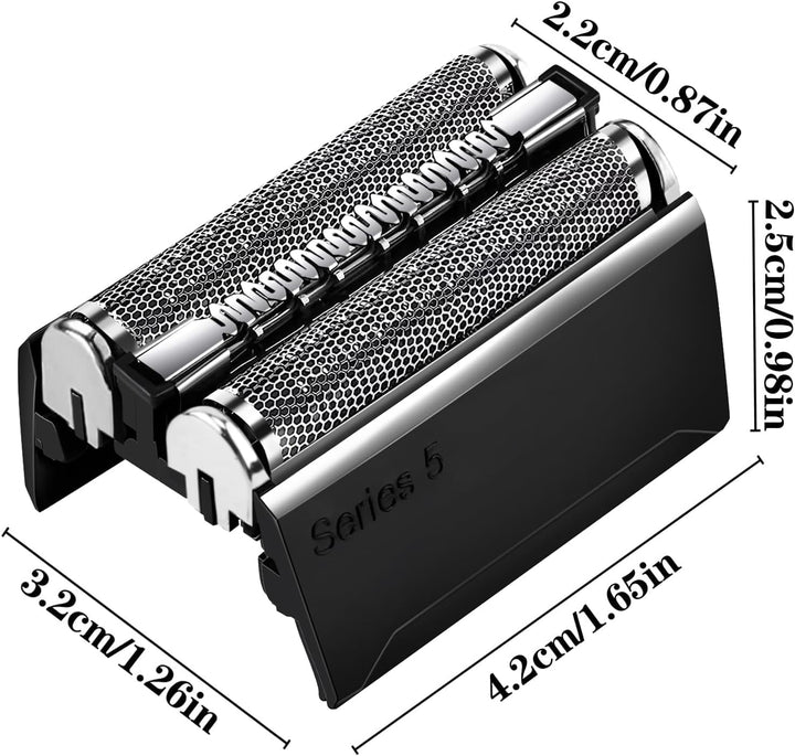 Elektrischer Scherkopf für Braun Serie 5,52B Kompatibel Mit Braun Series 5 Scherkopf,Schwarz Series