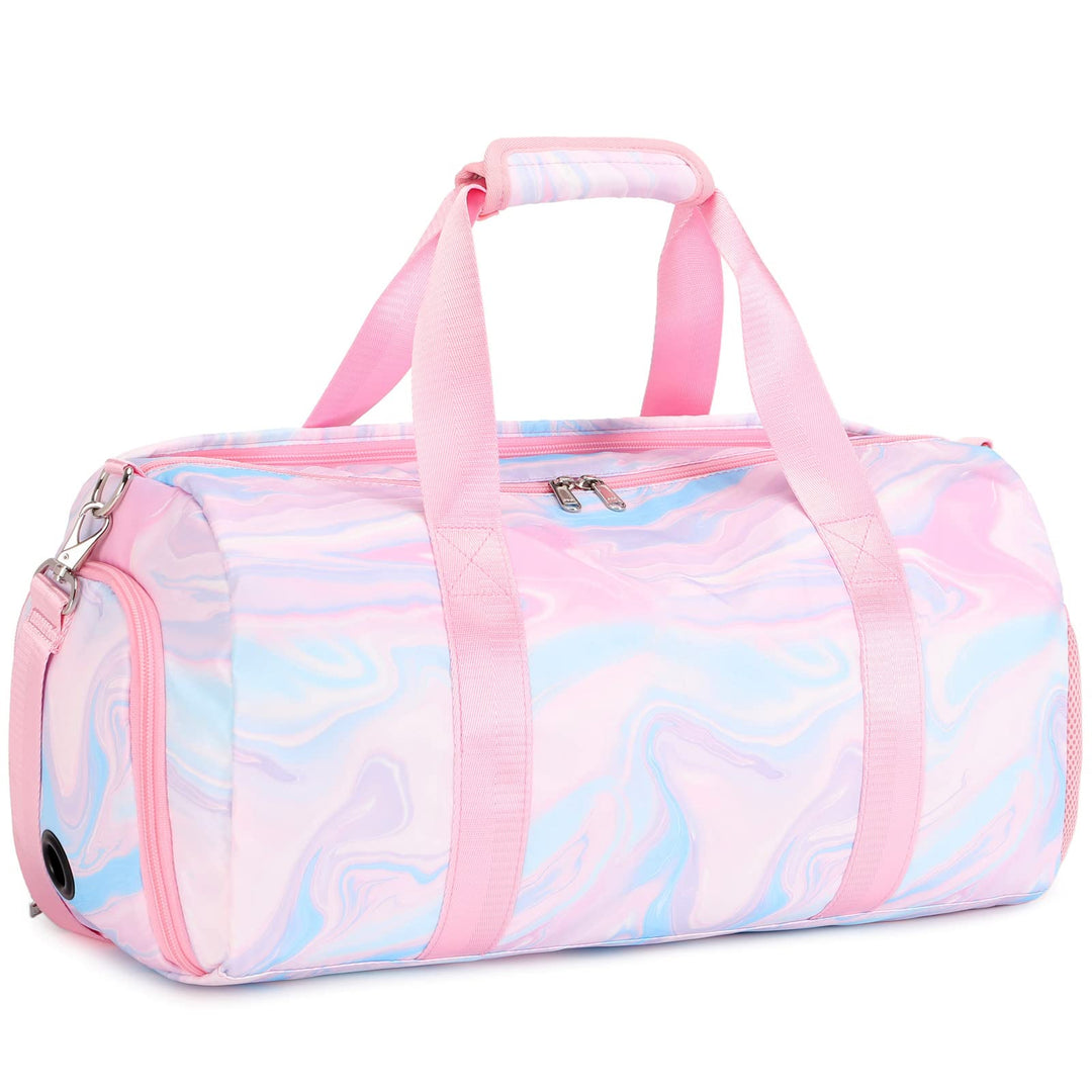 Sporttasche Mädchen Kinder Reisetasche Trainingstasch Schwimmtasche Kinder Weekend Bag Tanztasche Gy