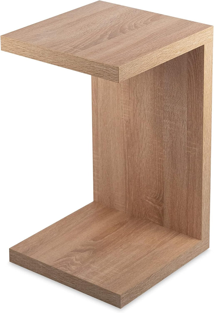 STEMA Seyfried Beistelltisch Chris Sonoma Eiche - Couchtisch 60x37x36 - Keine Montage fest verleimte