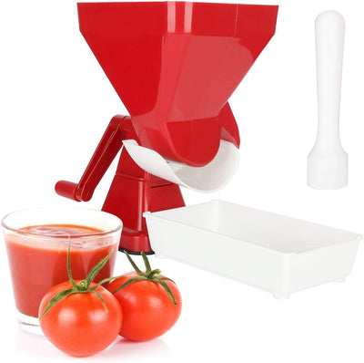 Tomaten-Ketchup-Maschine, Langlebige Tomatenpresse Manuelle Tomaten-Edelstahl-Entsafter-Saucen-Herst