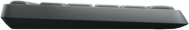 Logitech MK235 Kabelloses Set mit Tastatur und Maus für Windows, Französisches AZERTY-Layout - Grau