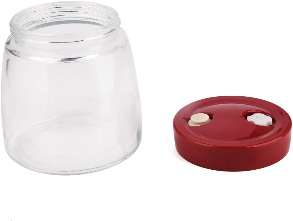 Pickling Kimchi Gärglas mit Airlock-Gärglas mit Luftauslassventil (1,4 l)