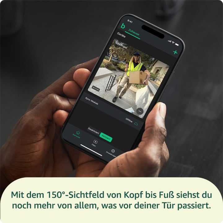 Blink Videotürklingel (neueste generation) | System | Kopf-bis-Fuss-Aufnahme in HD, 2 Jahre Batterie